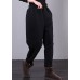 Beautiful black pant unique elastic waist drawstring Work casual pants