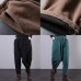 Unique elastic waist chothes women's chocolate Inspiration pockets harem pants