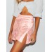 Split Jacquard Satin High Waist Zipper Skirts For Women